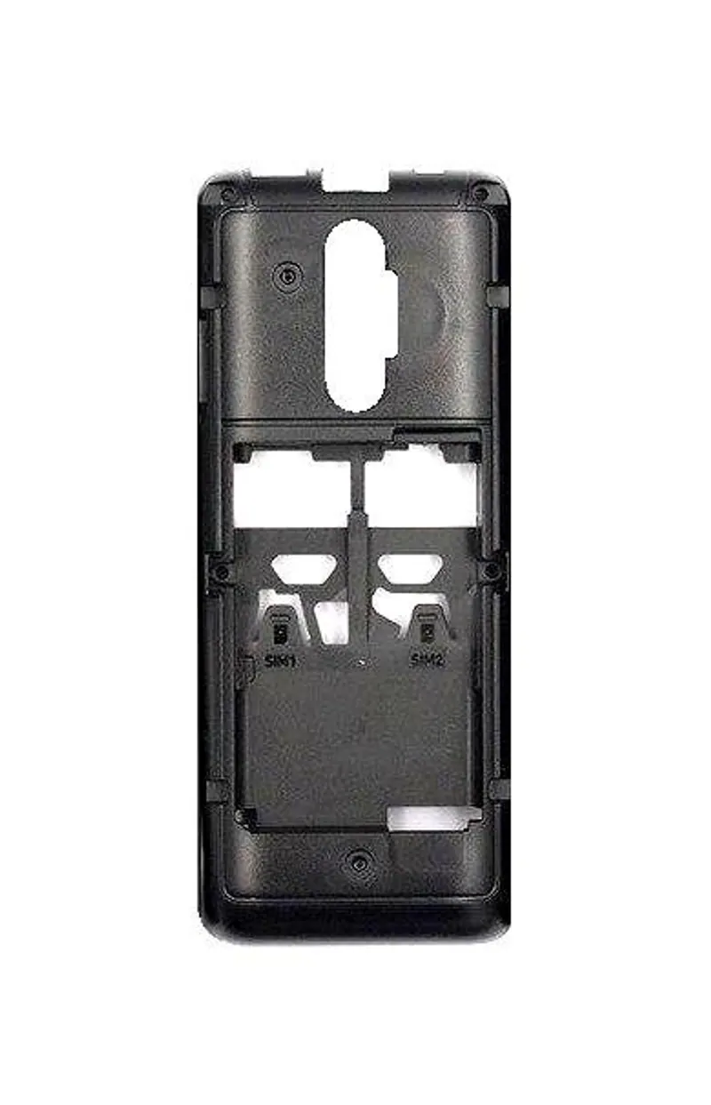 LCD Frame Middle Chassis for Nokia 107 Dual SIM - Red — image 1