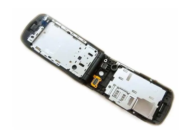 LCD Frame Middle Chassis for Nokia 2720 Flip - Grey — image 1