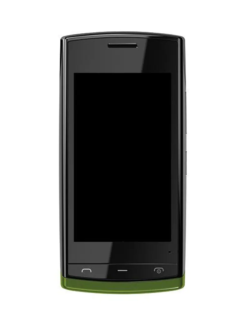 LCD Frame Middle Chassis for Nokia 500 - Red — image 1
