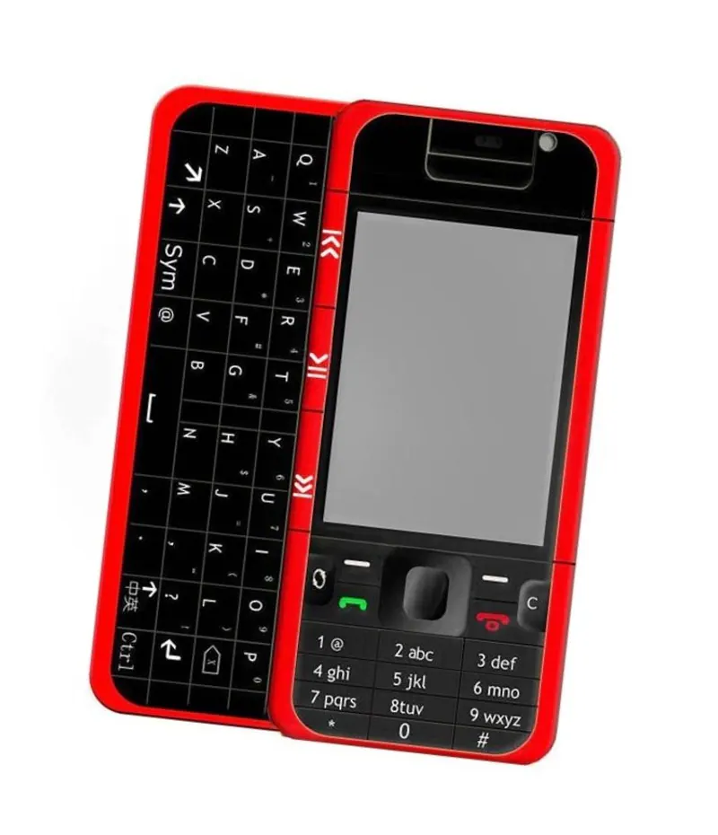LCD Frame Middle Chassis for Nokia 5730 XpressMusic - Red — image 1