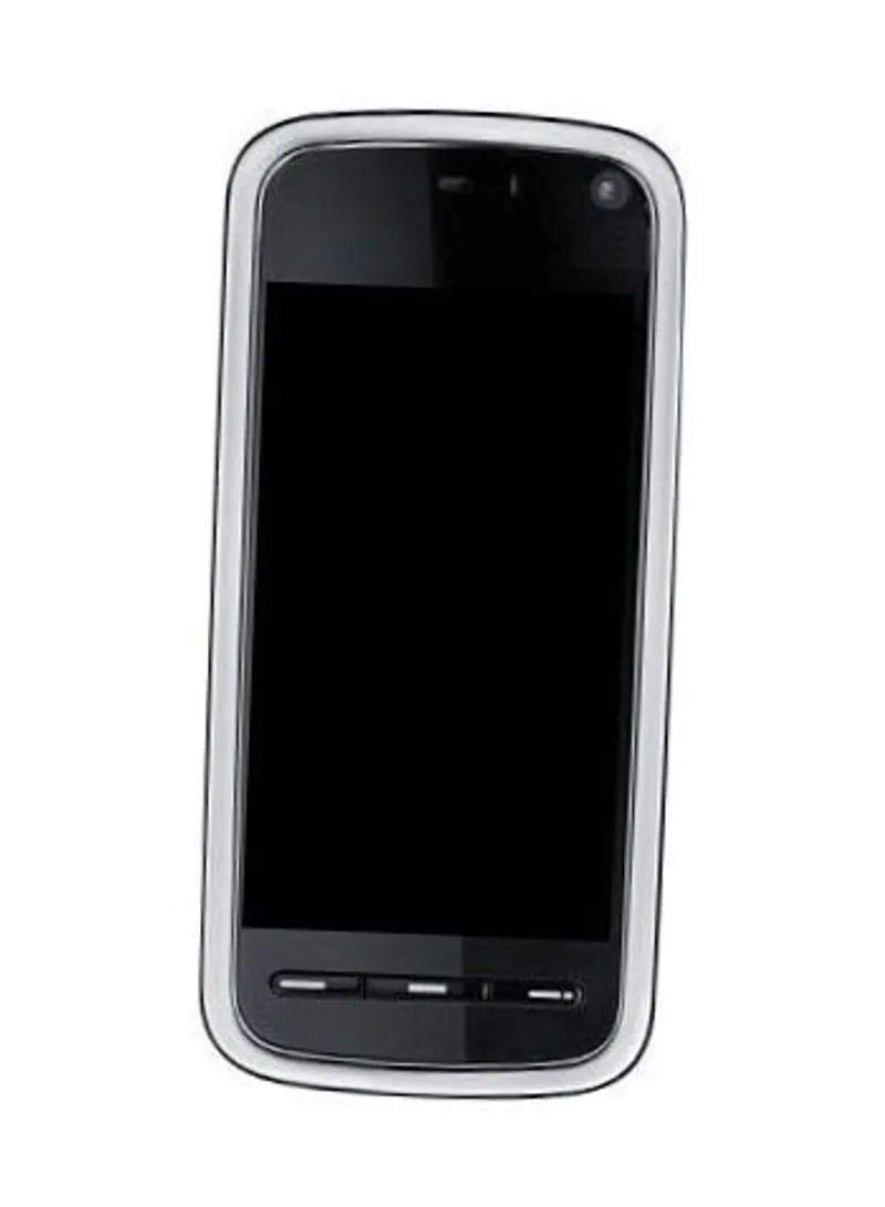 LCD Frame Middle Chassis for Nokia 5800 Navigation Edition - Black — image 1