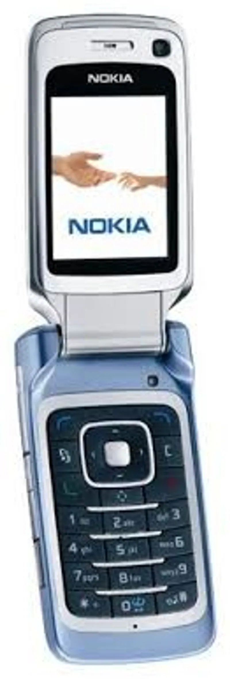 LCD Frame Middle Chassis for Nokia 6290 - Blue — image 1
