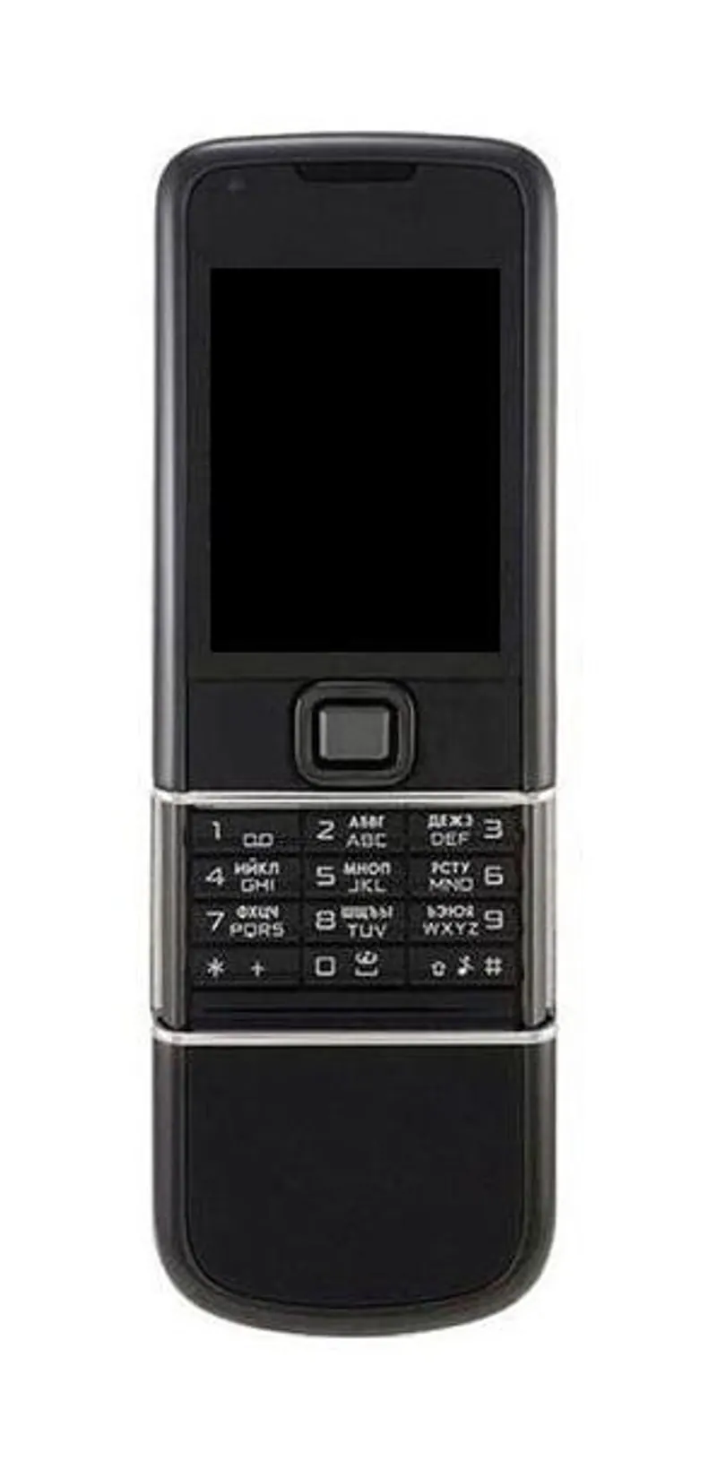 LCD Frame Middle Chassis for Nokia 8800 Carbon Arte - Black — image 1