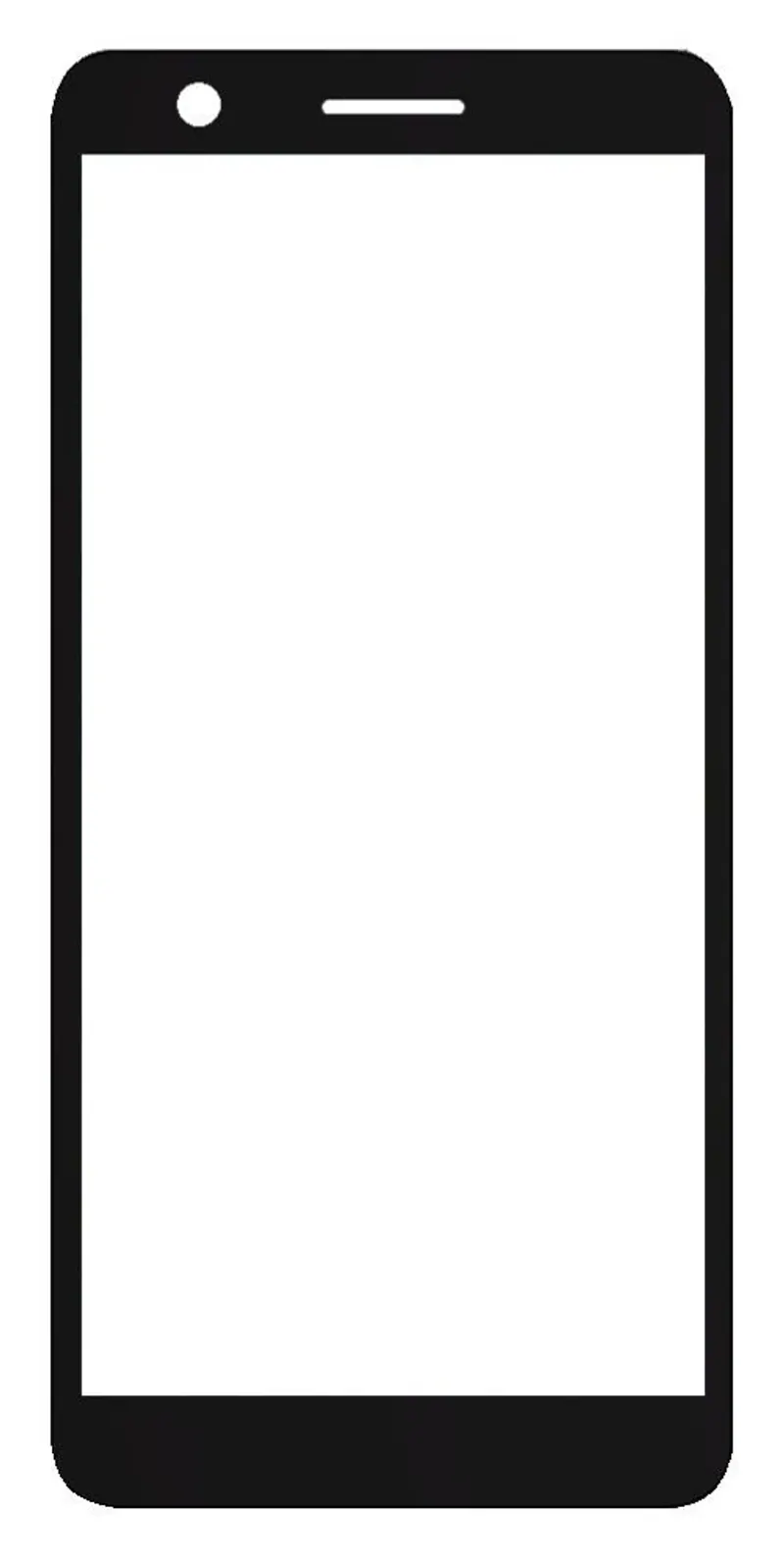 Front Glass for Nokia C02 - Cyan — image 1