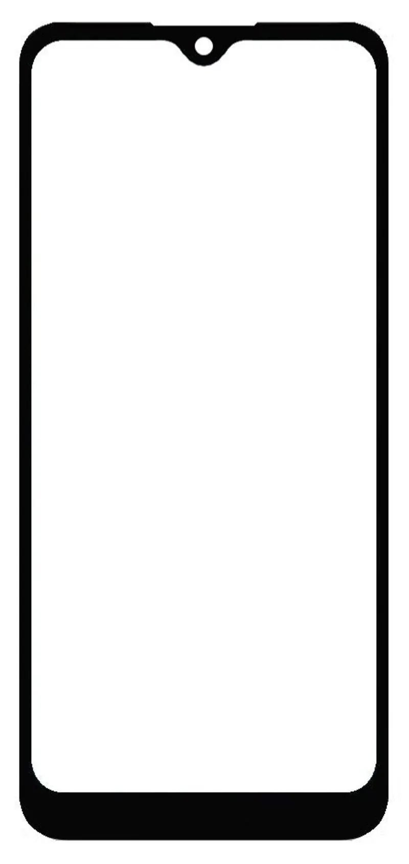 Front Glass for Nokia C110 - Grey — image 1