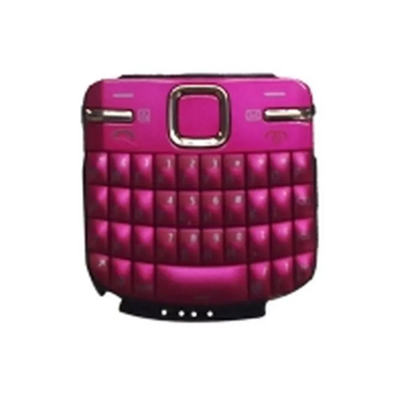 Keypad For Nokia C3 - Red — image 1