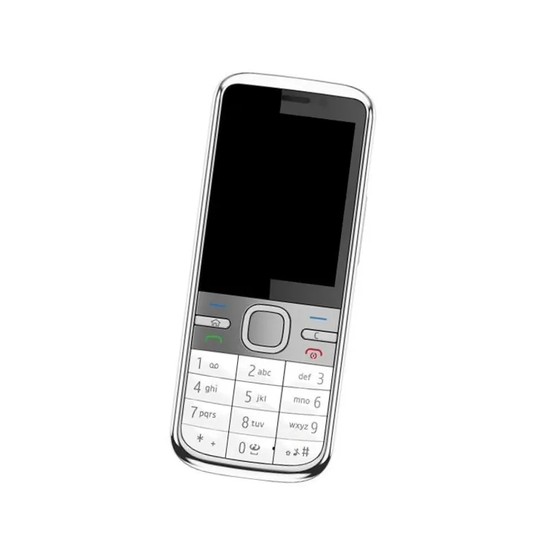 Volume Side Button Outer for Nokia C5 Grey - Plastic Key — image 1
