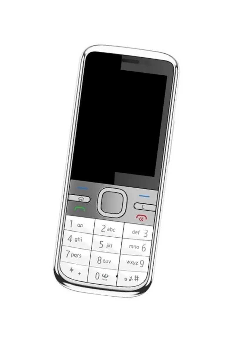Volume Side Button Outer for Nokia C5 5MP Grey - Plastic Key — image 1