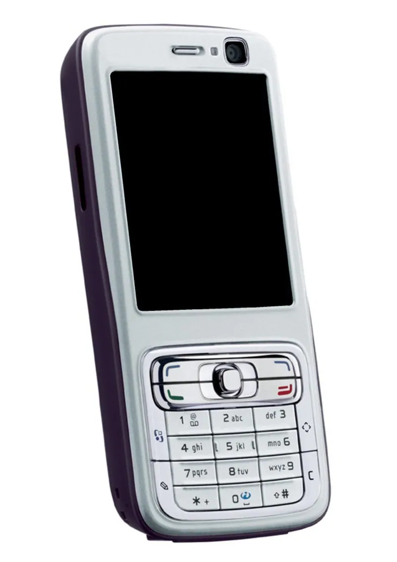 Volume Side Button Outer for Nokia N73 Red - Plastic Key — image 1