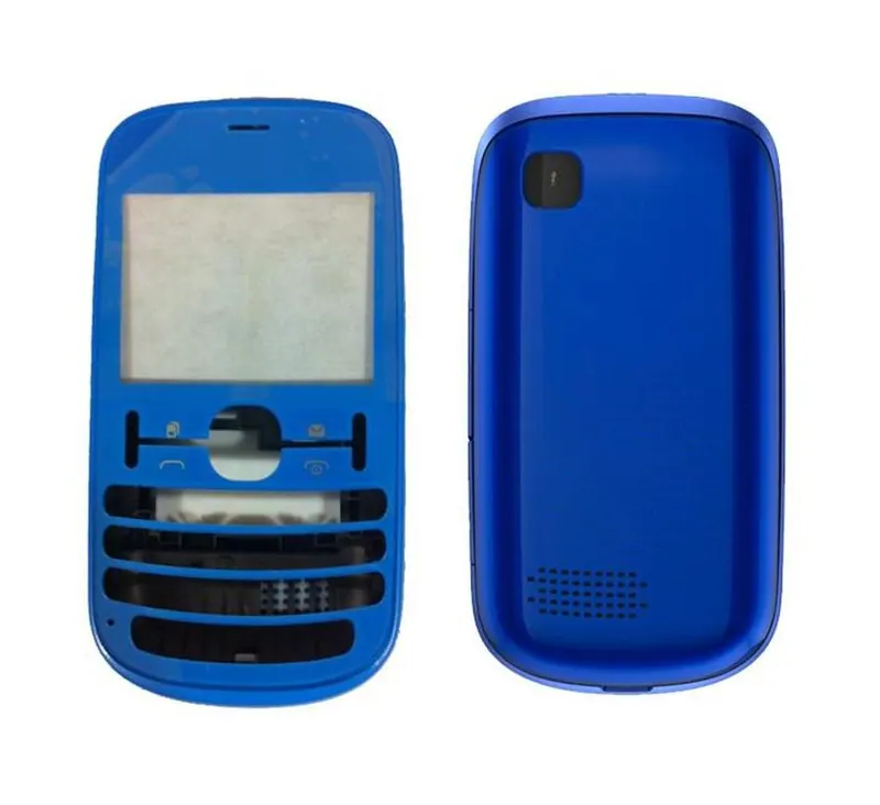 Full Body Housing for Nokia Asha 200 - Blue — image 1