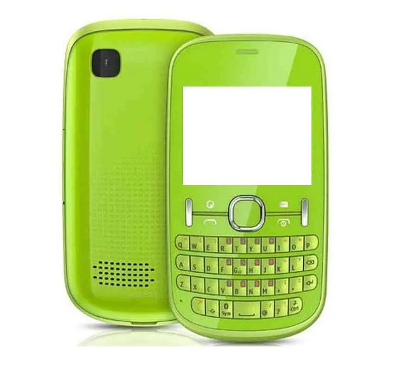 Full Body Housing for Nokia Asha 201 - Green — image 1
