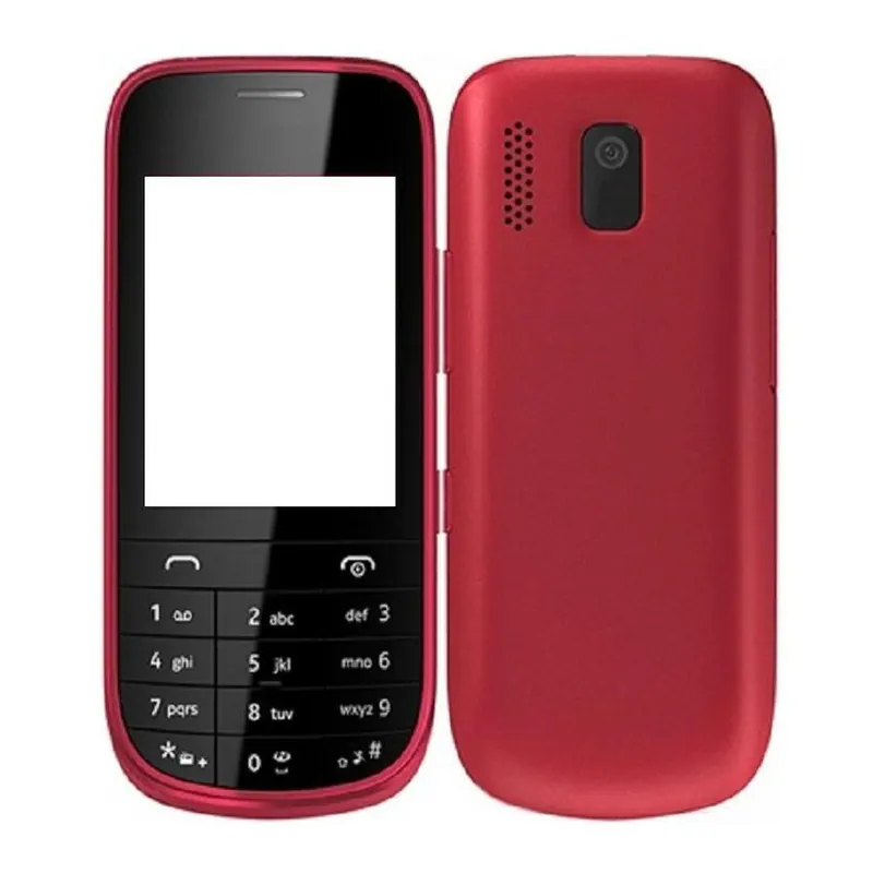 Full Body Housing for Nokia Asha 202 - Red — image 1