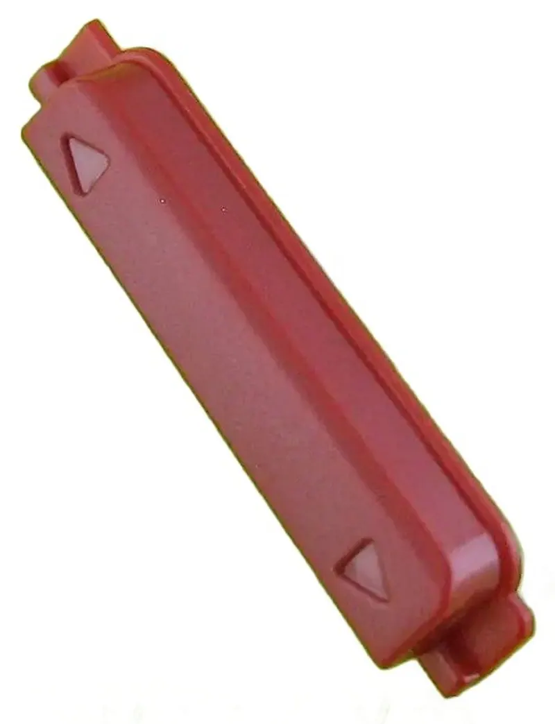 Volume Side Button Outer for Nokia Asha 203 Red - Plastic Key — image 1