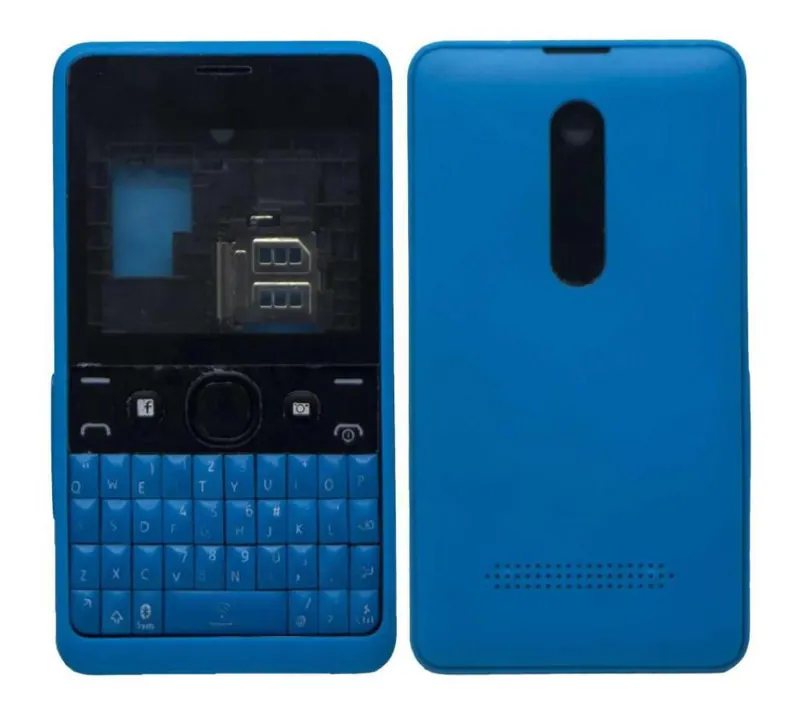 Full Body Housing for Nokia Asha 210 - Cyan — image 1
