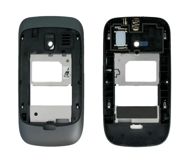 LCD Frame Middle Chassis for Nokia Asha 302 - Red — image 1