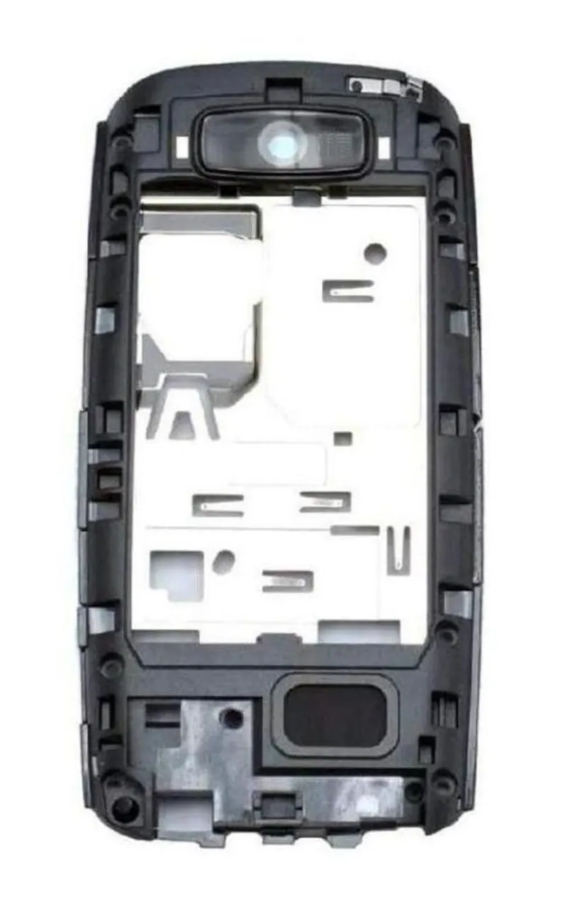 LCD Frame Middle Chassis for Nokia Asha 306 - Red — image 1