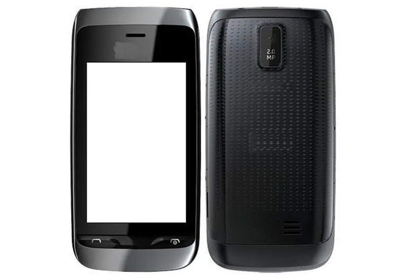 Full Body Housing for Nokia Asha 310 - Black — image 1