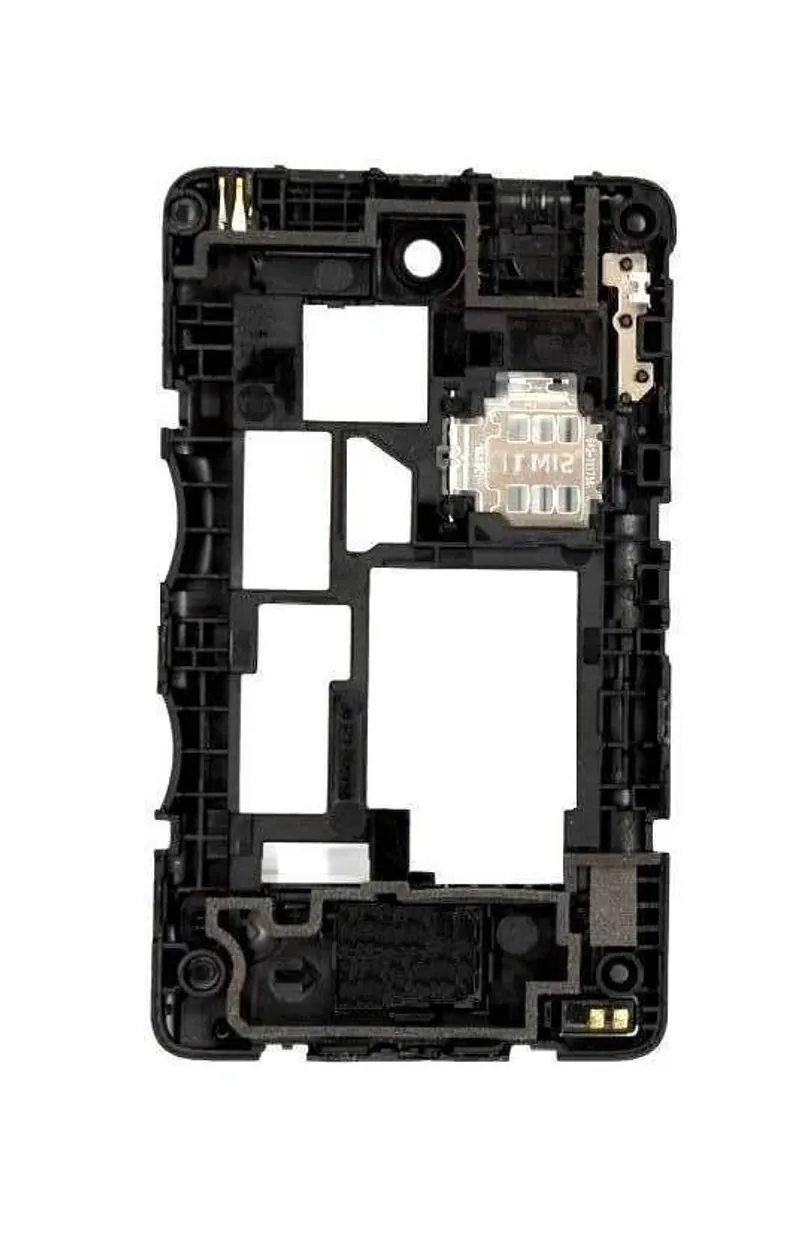 LCD Frame Middle Chassis for Nokia Asha 501 - Red — image 1