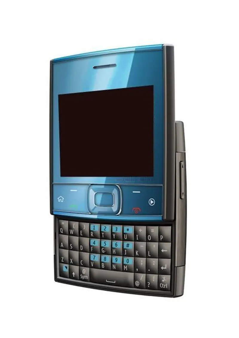 Volume Side Button Outer for Nokia X5-01 Blue - Plastic Key — image 1