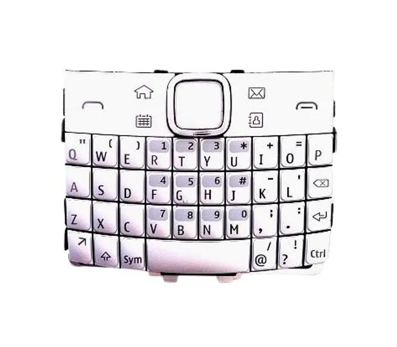 Keypad For Nokia E6 White — image 1
