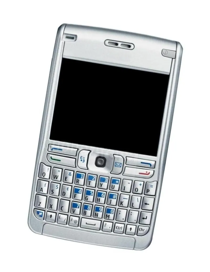 LCD Frame Middle Chassis for Nokia E61 - Black — image 1