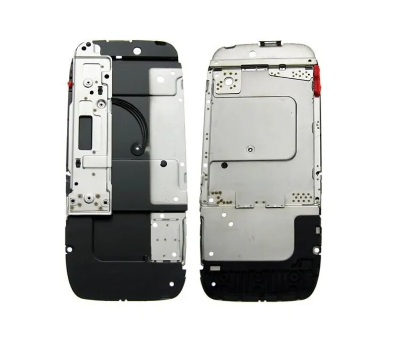 LCD Frame Middle Chassis for Nokia E75 - Red — image 1