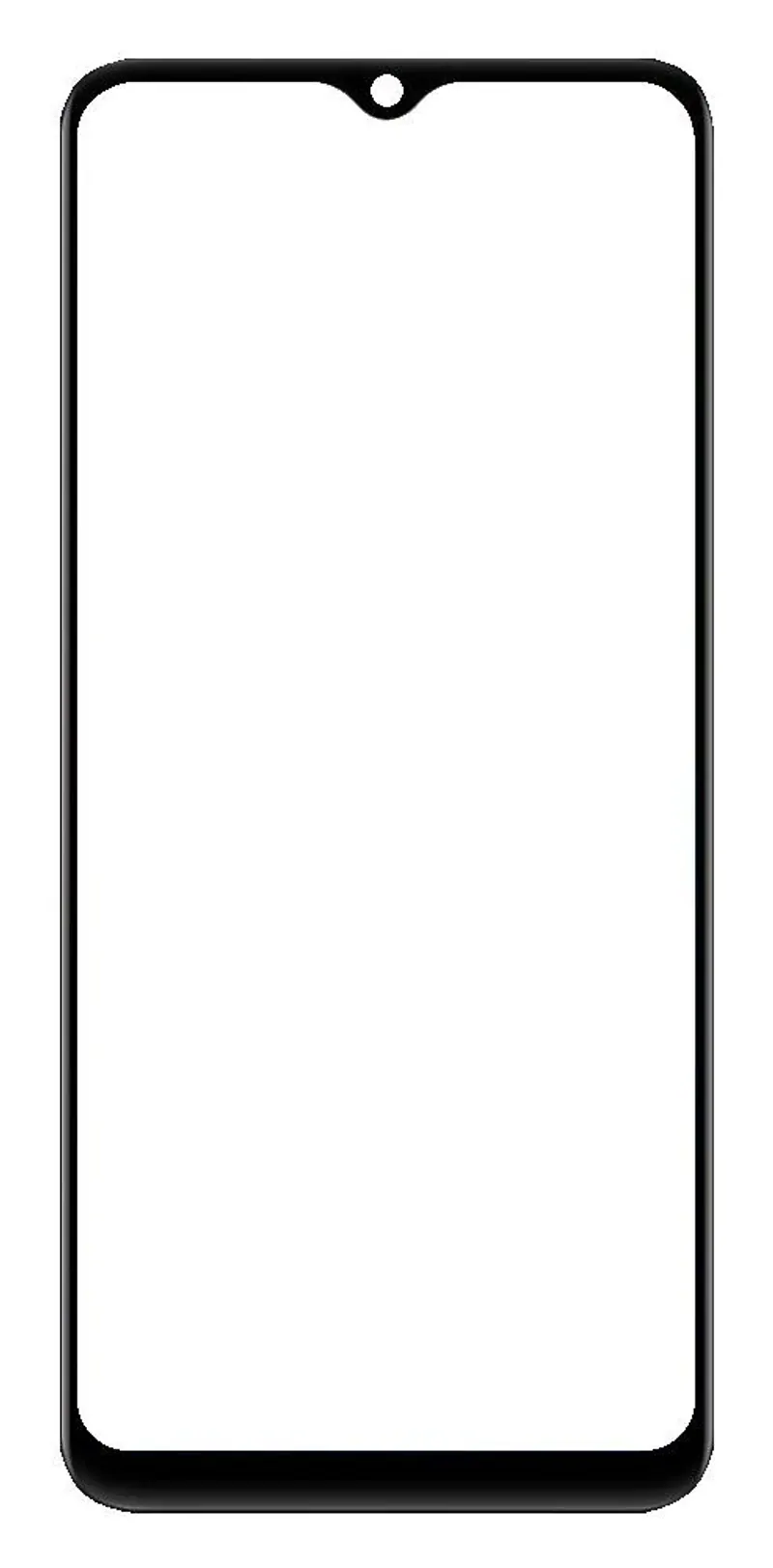 Front Glass for Vivo Y02T - Gold — image 1