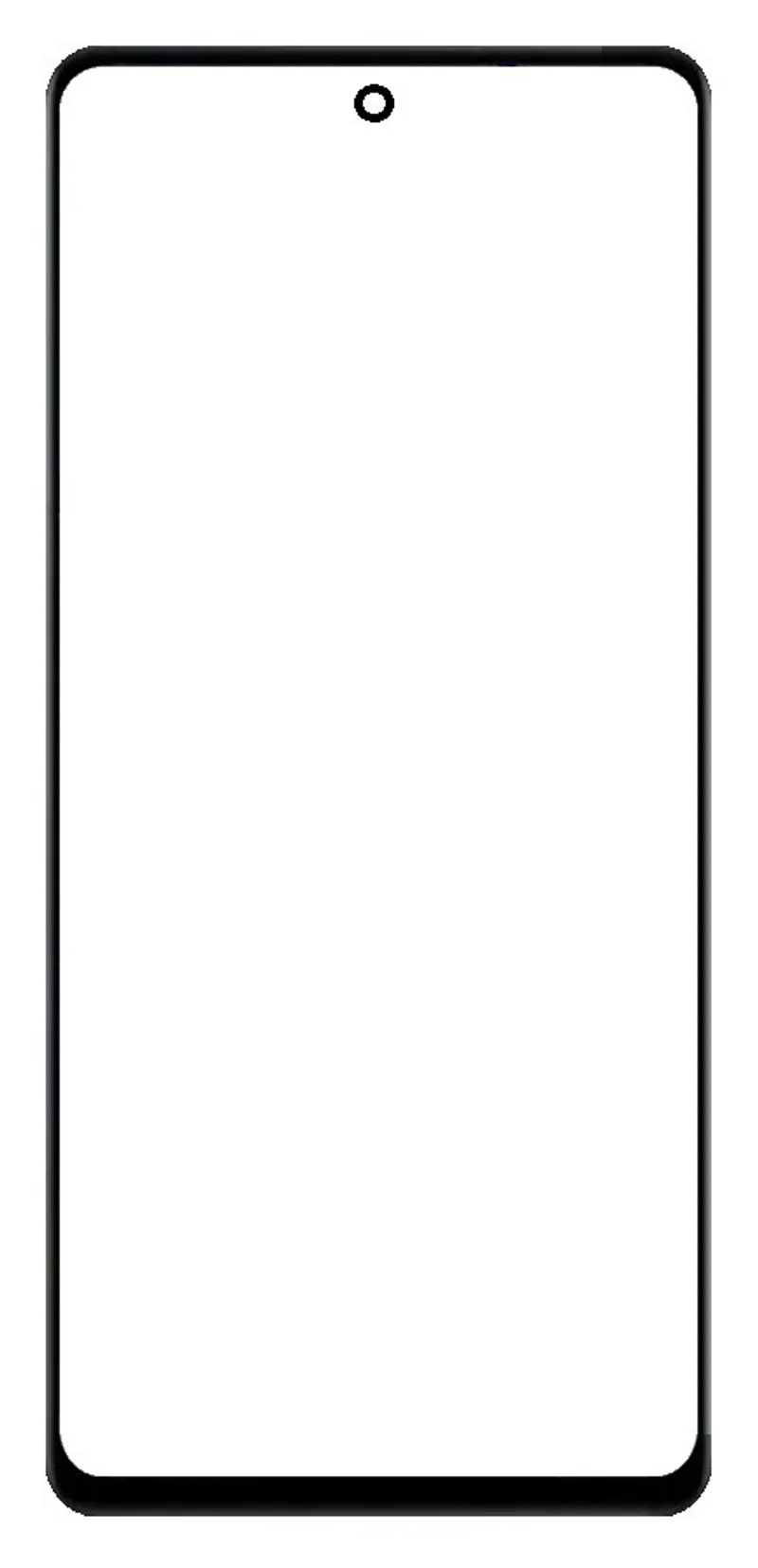 Front Glass for Vivo Y100i 5G - Blue — image 1