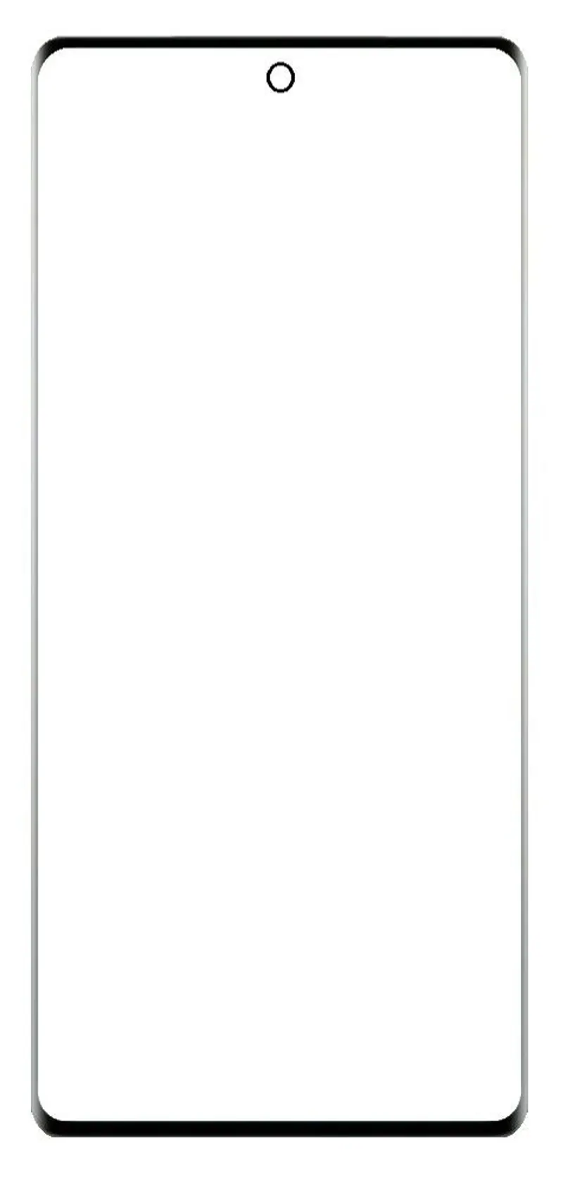Front Glass for Vivo Y300 Plus 5G - Black — image 1