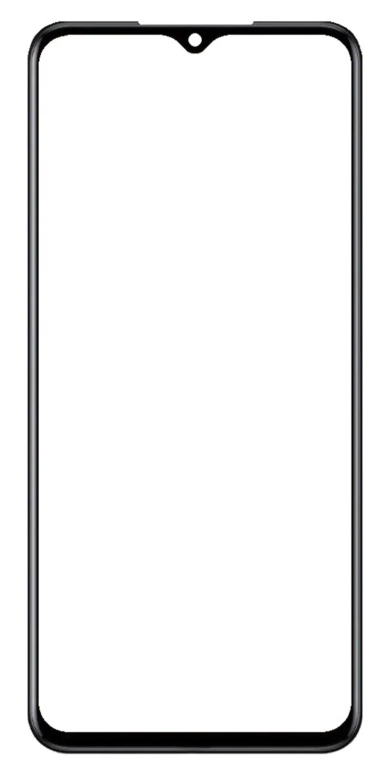 Front Glass for Vivo Y52T 5G - Blue — image 1
