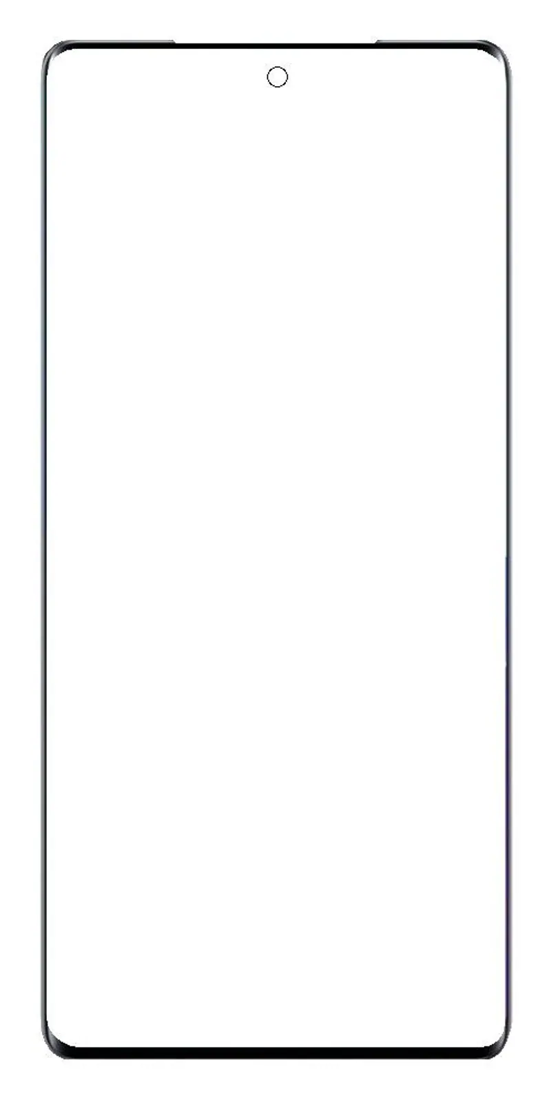 Front Glass for Vivo Y78 5G - Gold — image 1