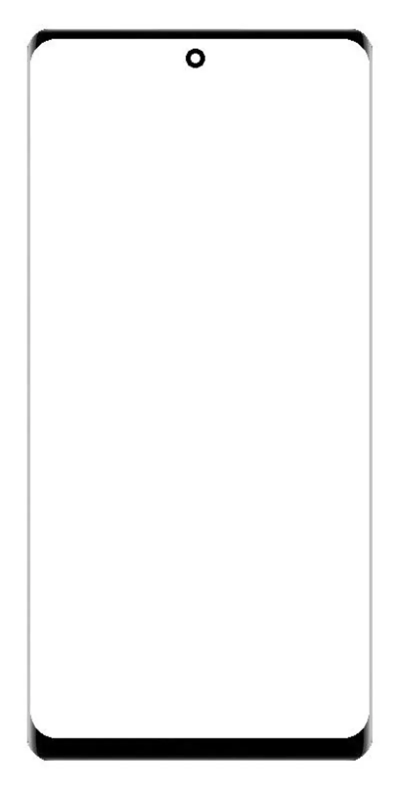 Front Glass for Vivo X Note - Blue — image 1