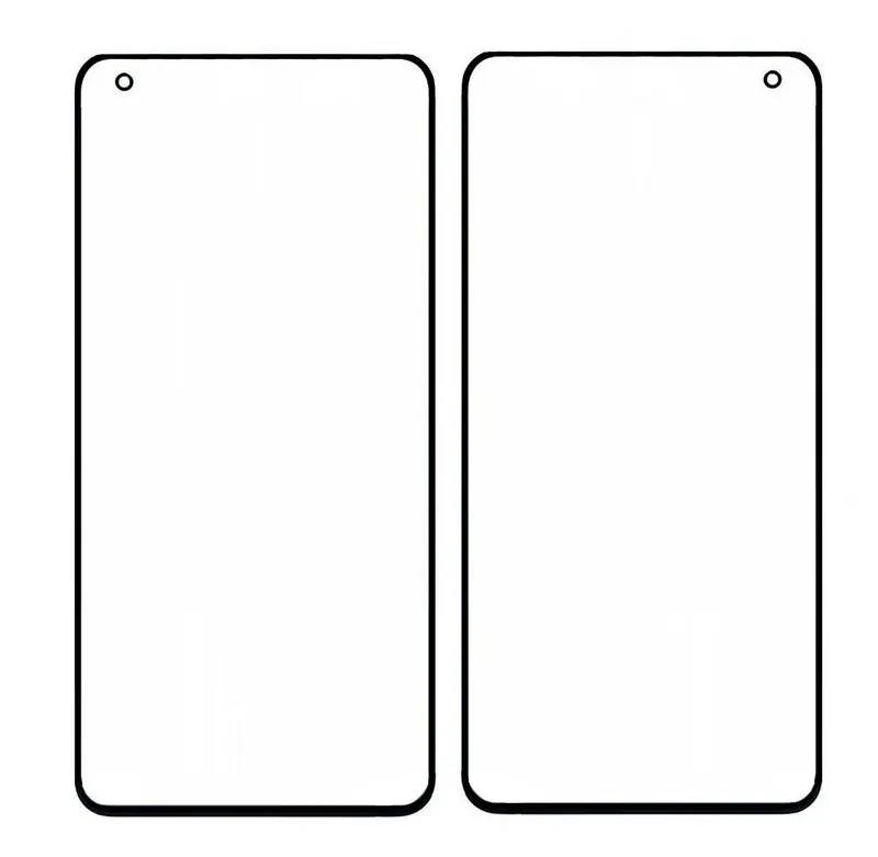 Front Glass for Vivo X50 Pro - Blue — image 1