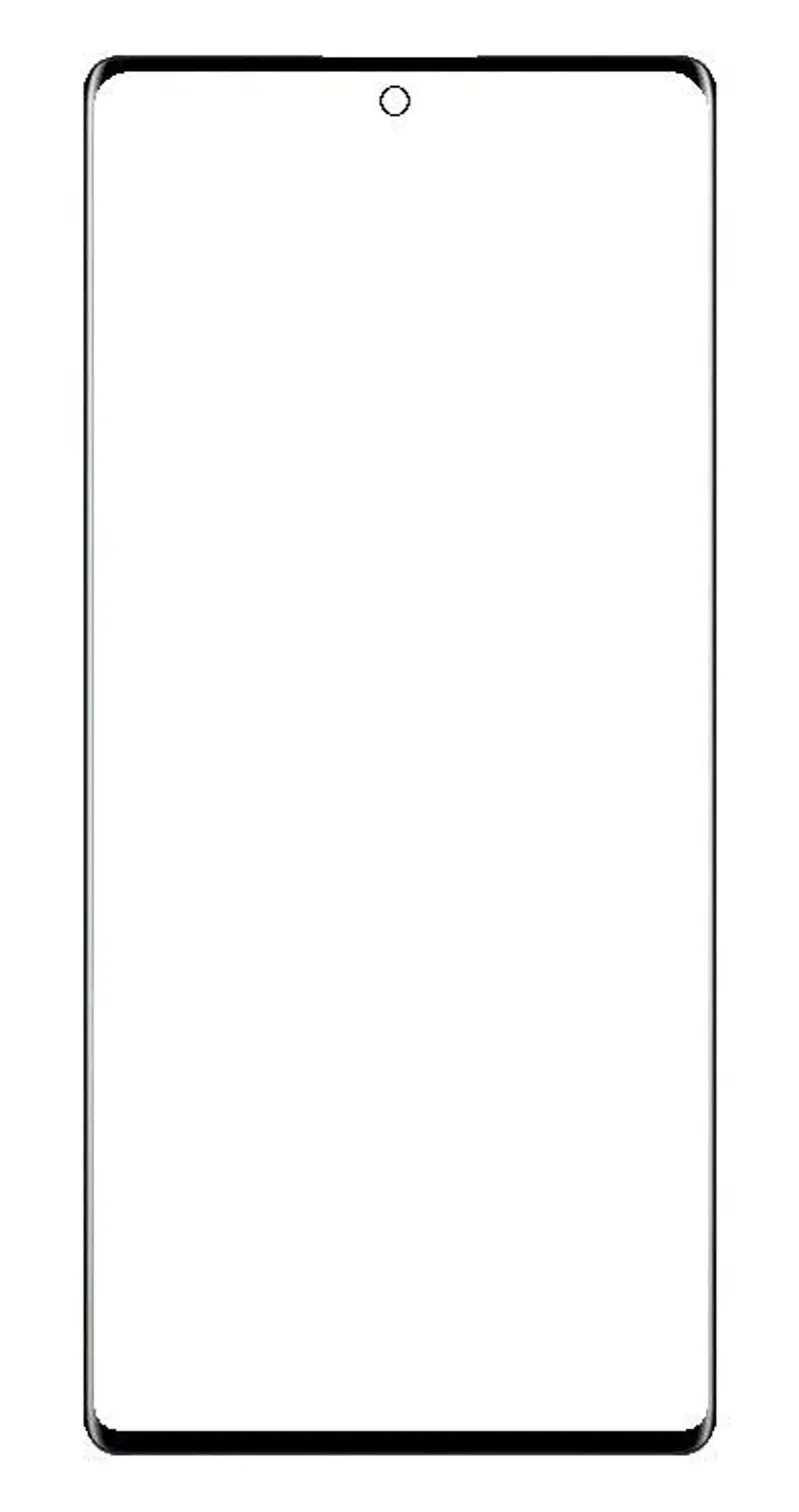 Front Glass for Vivo X80 Pro 5G - Black — image 1