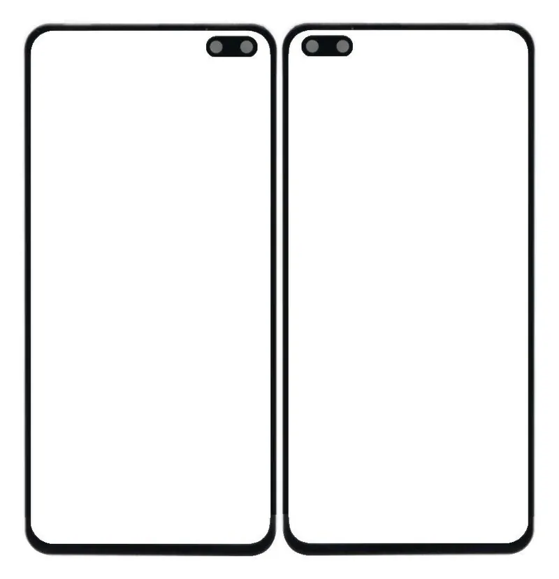 Front Glass for Vivo V19 - Black — image 1