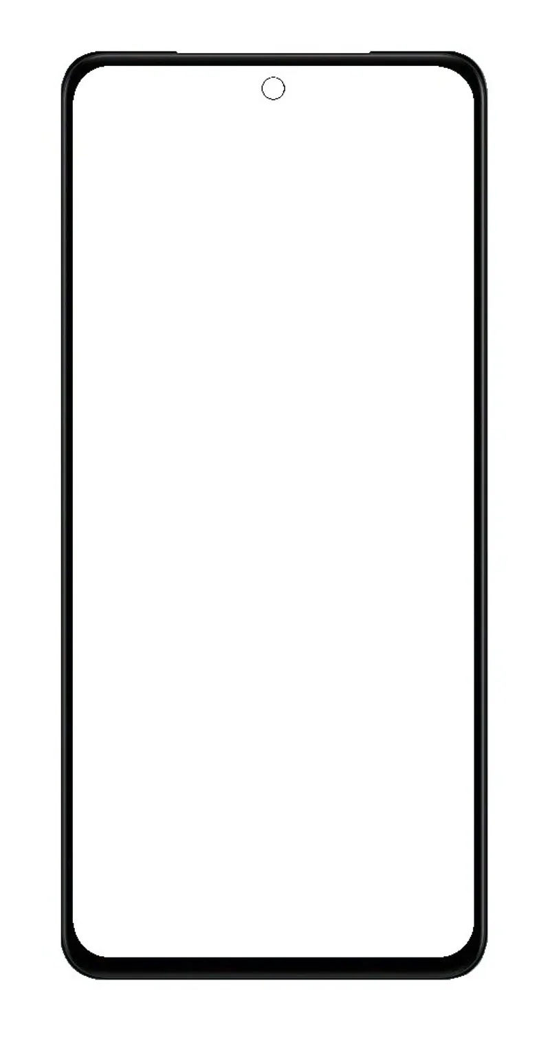 Front Glass for Vivo V30 Lite - Black — image 1