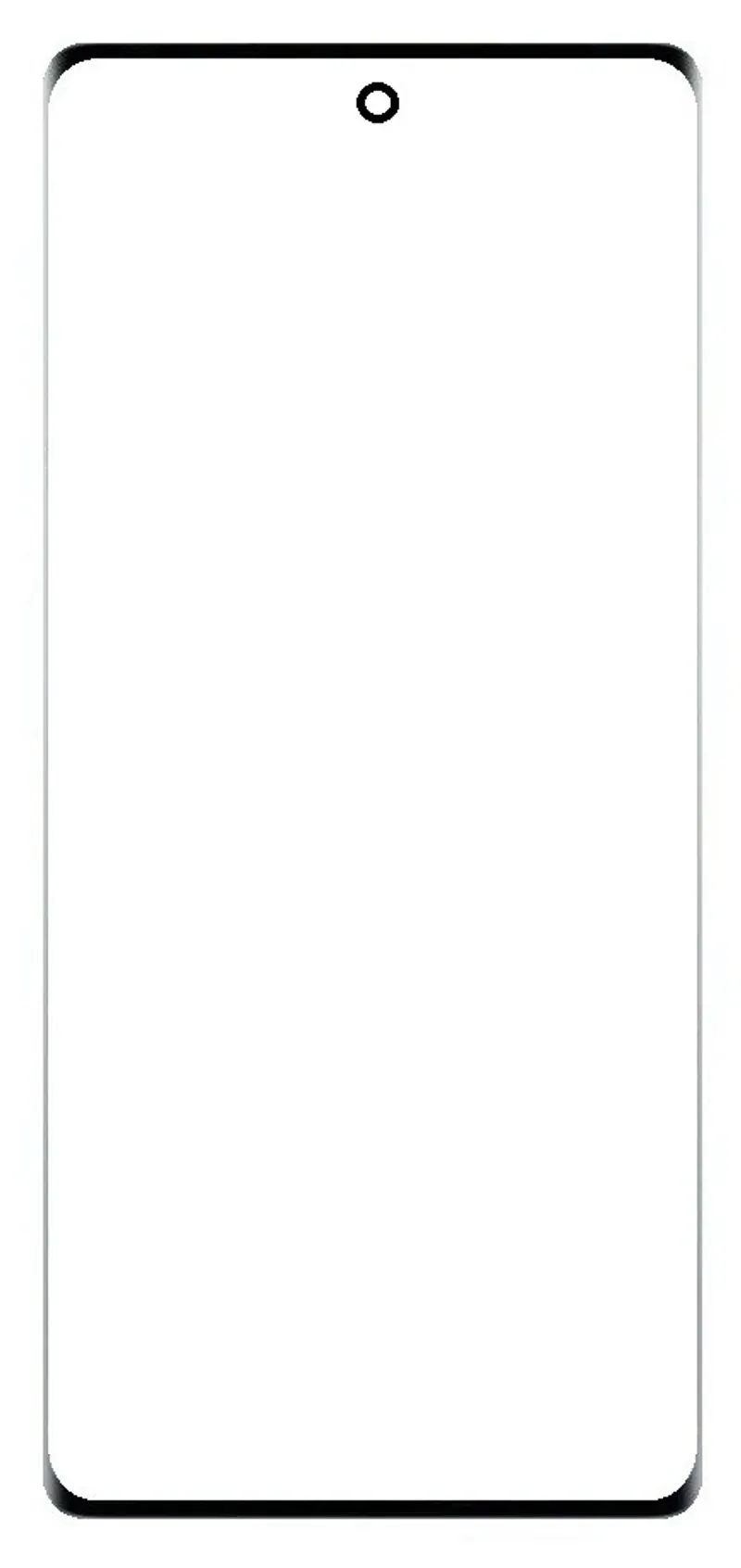 Front Glass for Vivo V40 Pro - Blue — image 1