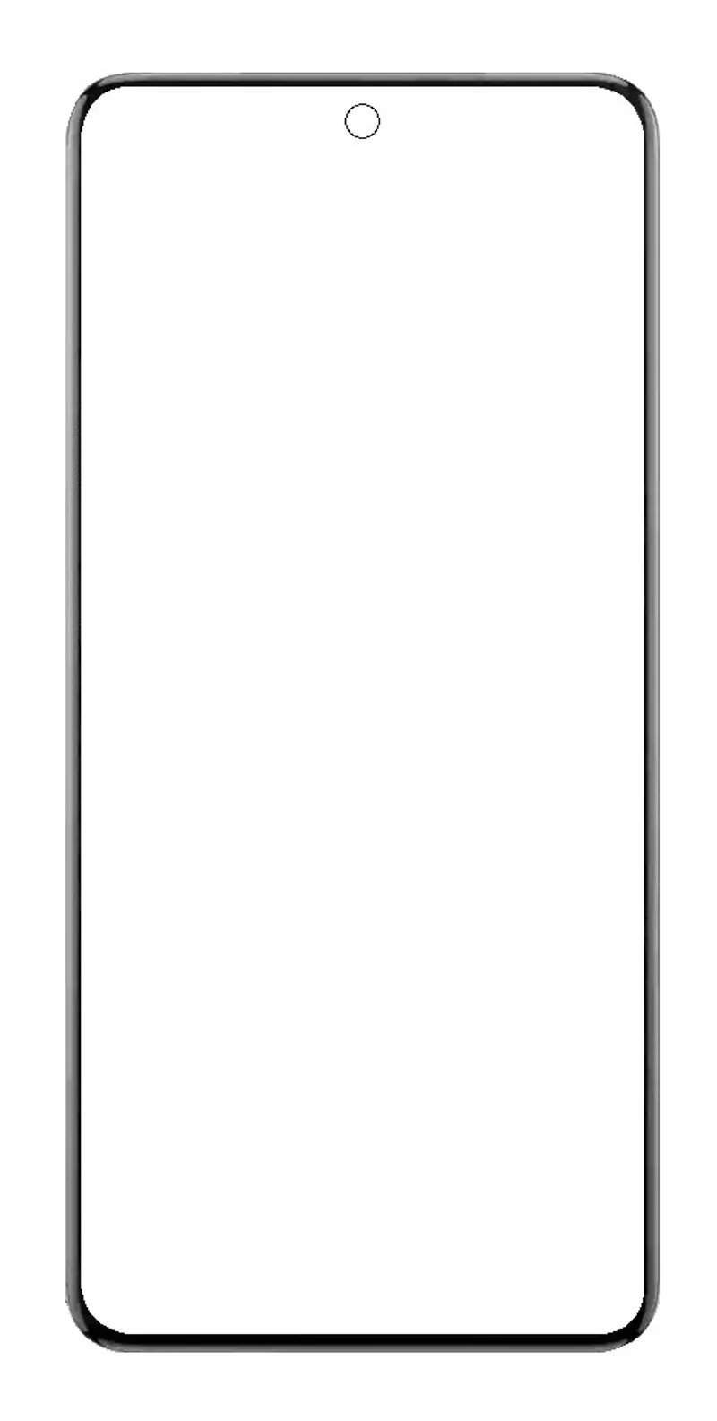 Front Glass for Vivo V50e 5G - Blue — image 1