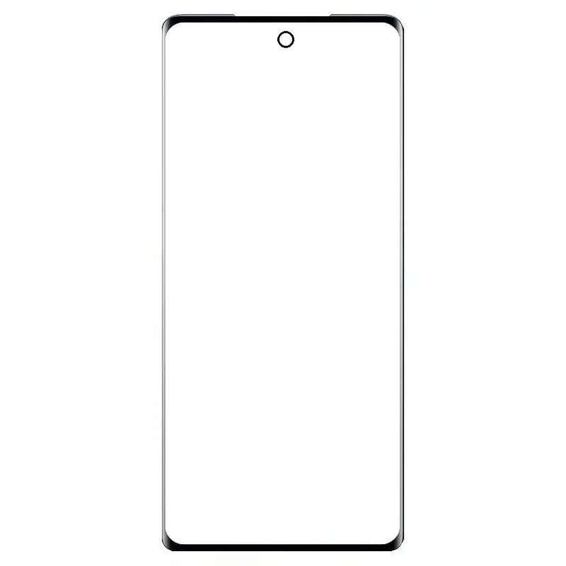 Front Glass for Vivo S18e 5G - Black — image 1