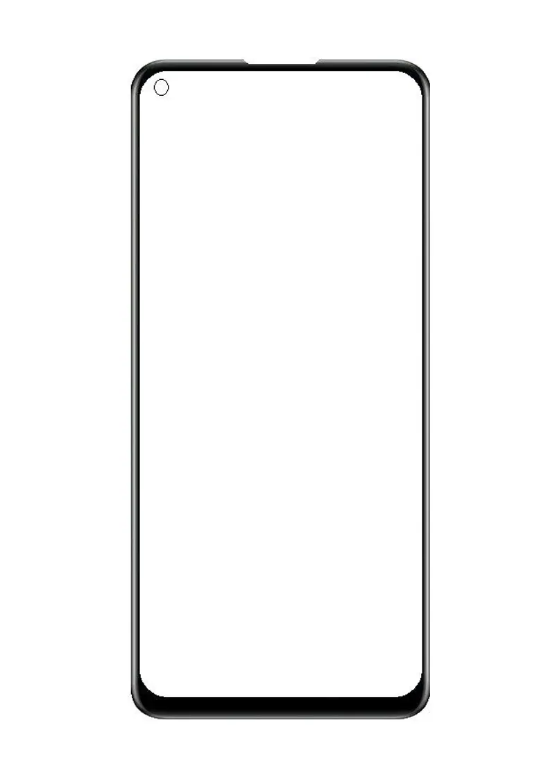 Front Glass for Huawei Nova 7 SE 5G Youth - Black — image 1