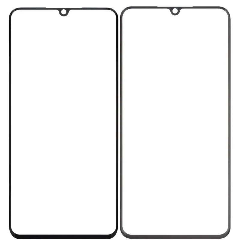 Front Glass for Xiaomi Mi CC9 Pro - Black — image 1