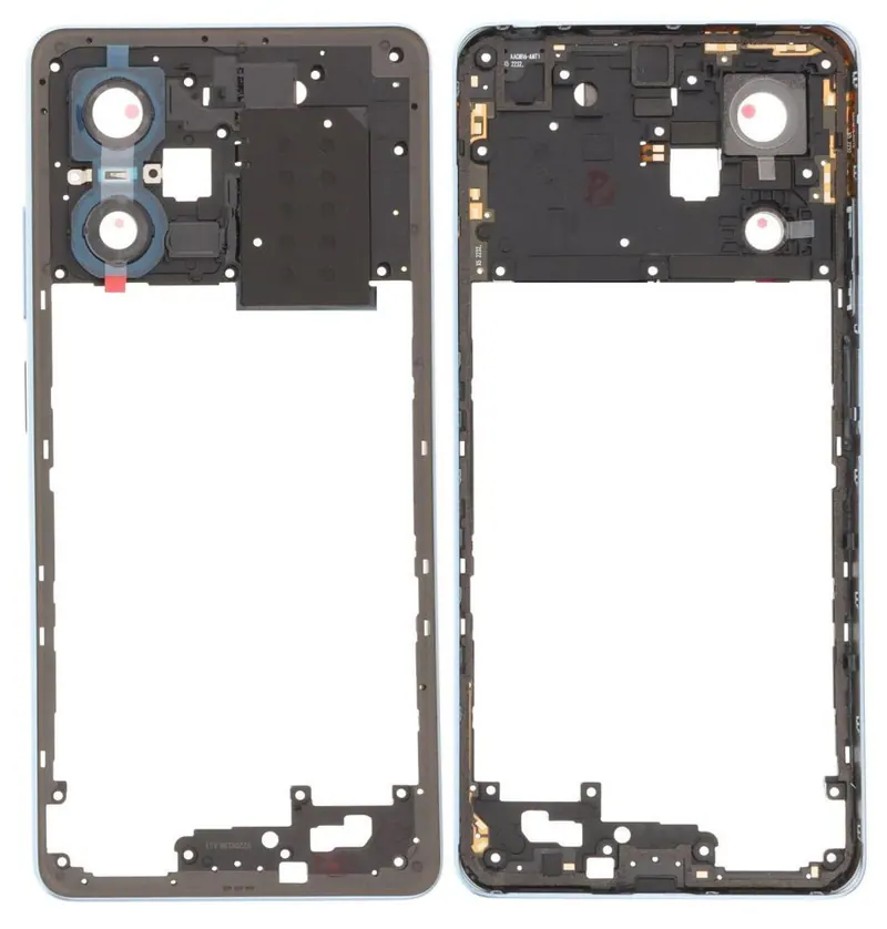 Middle Frame Ring Only for Xiaomi Poco X5 Pro 5G Blue — image 1