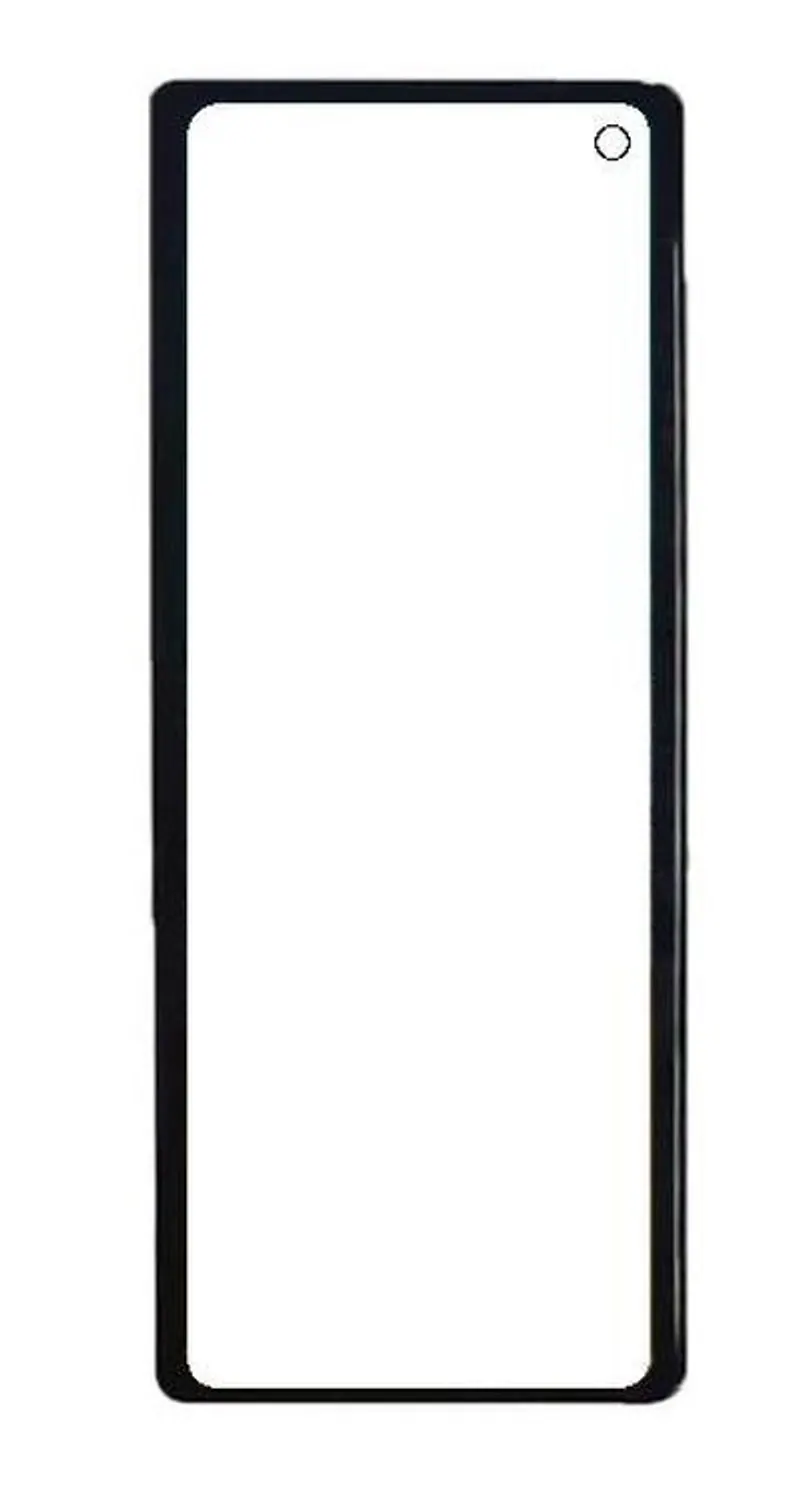 Front Glass for Xiaomi Mi Mix Fold - Black — image 1