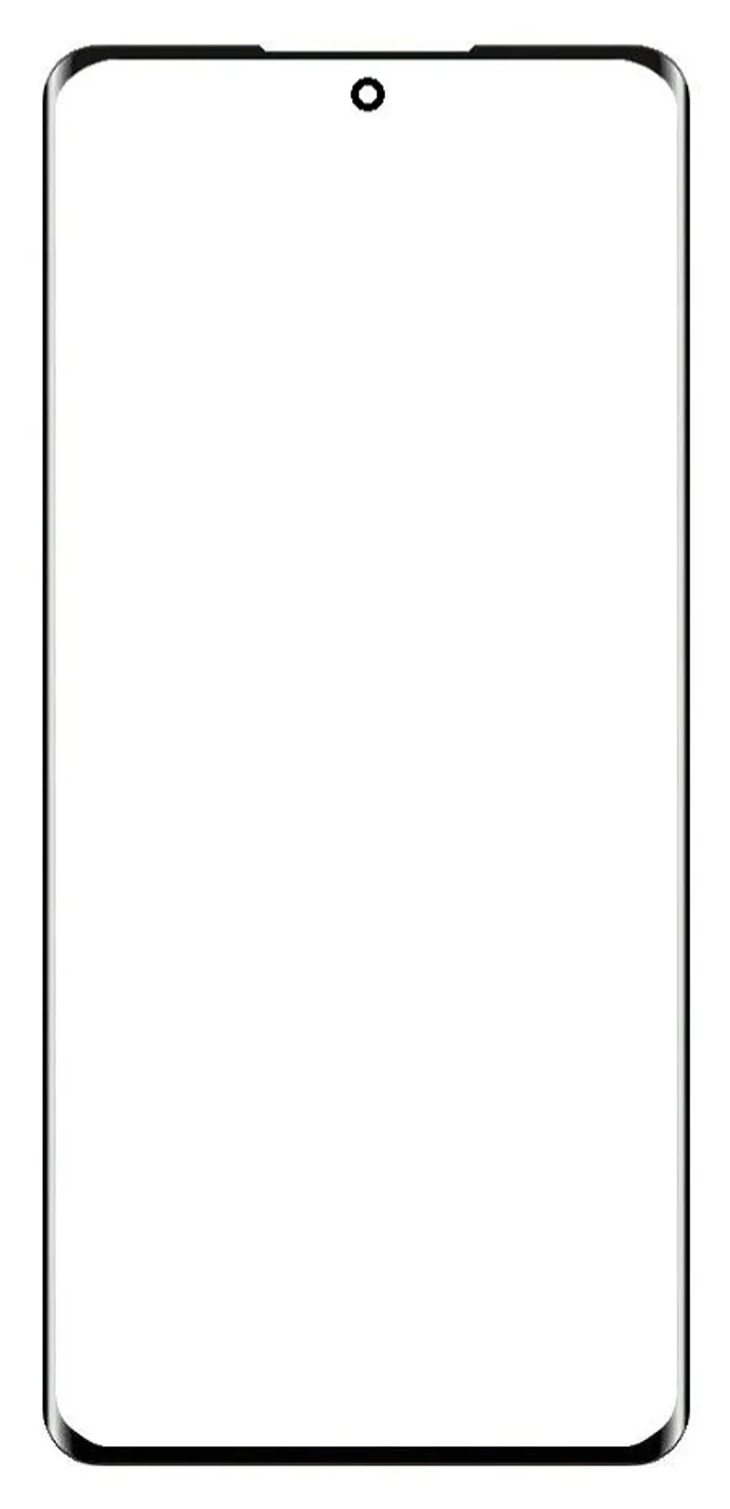 Front Glass for Oppo A1 Pro - Blue — image 1