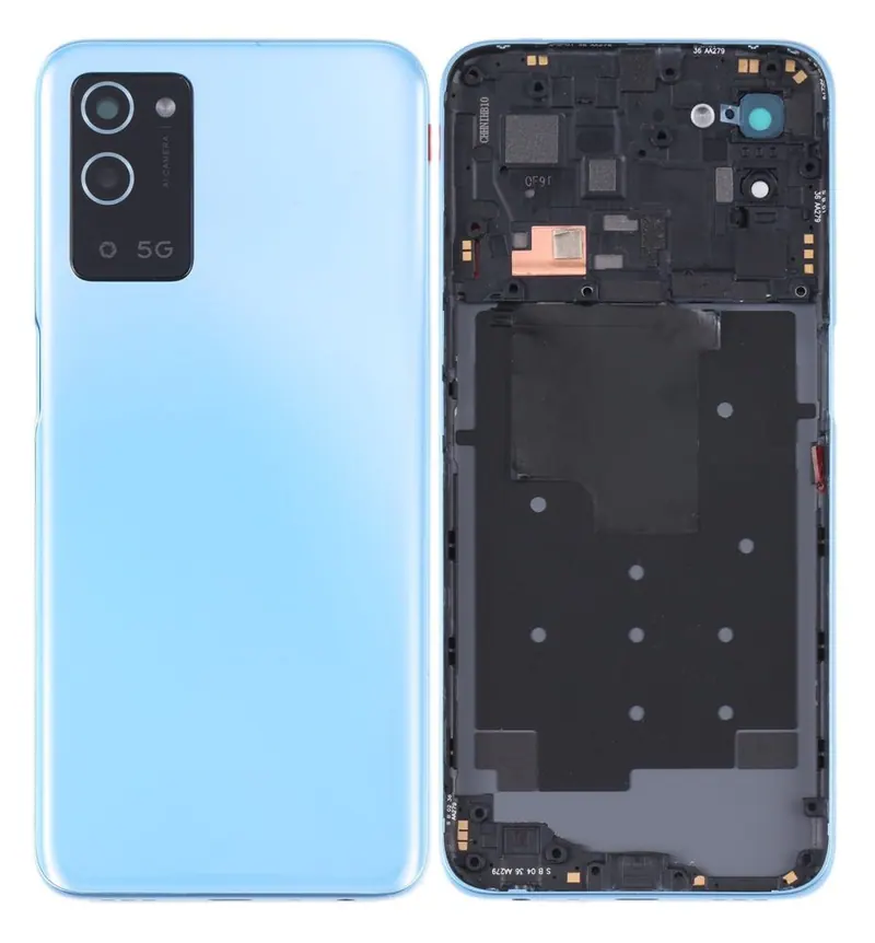 Back Panel Cover for Oppo A56 5G - Blue — image 1