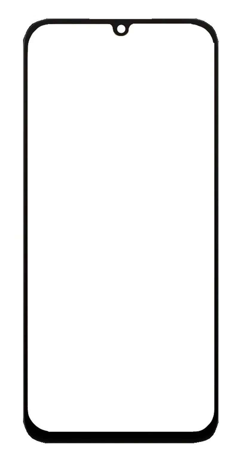 Front Glass for Oppo A6c 4G - Black — image 1