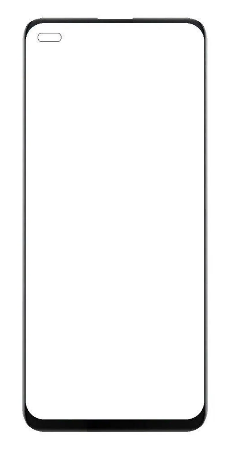 Front Glass for Oppo Reno4 Z 5G - Black — image 1
