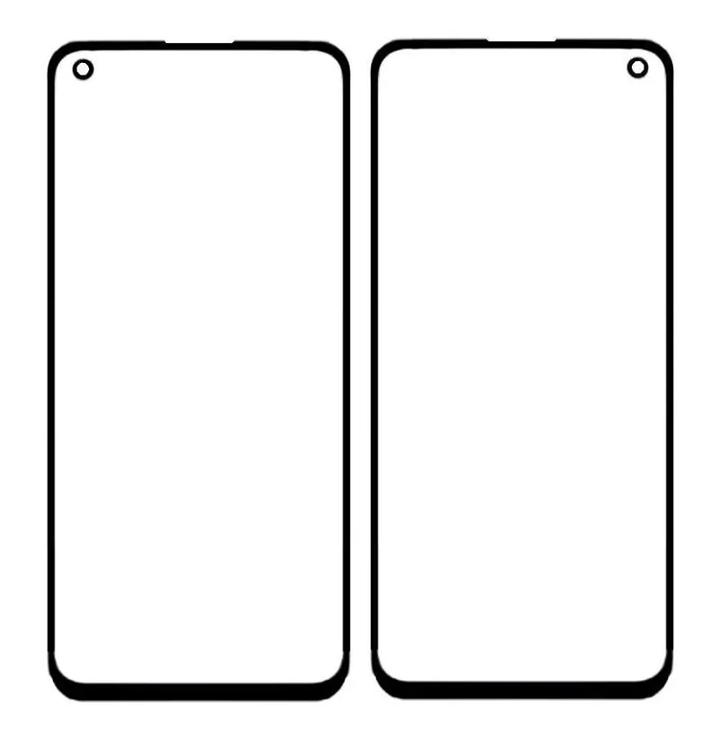 Front Glass for Oppo Reno7 5G - Blue — image 1