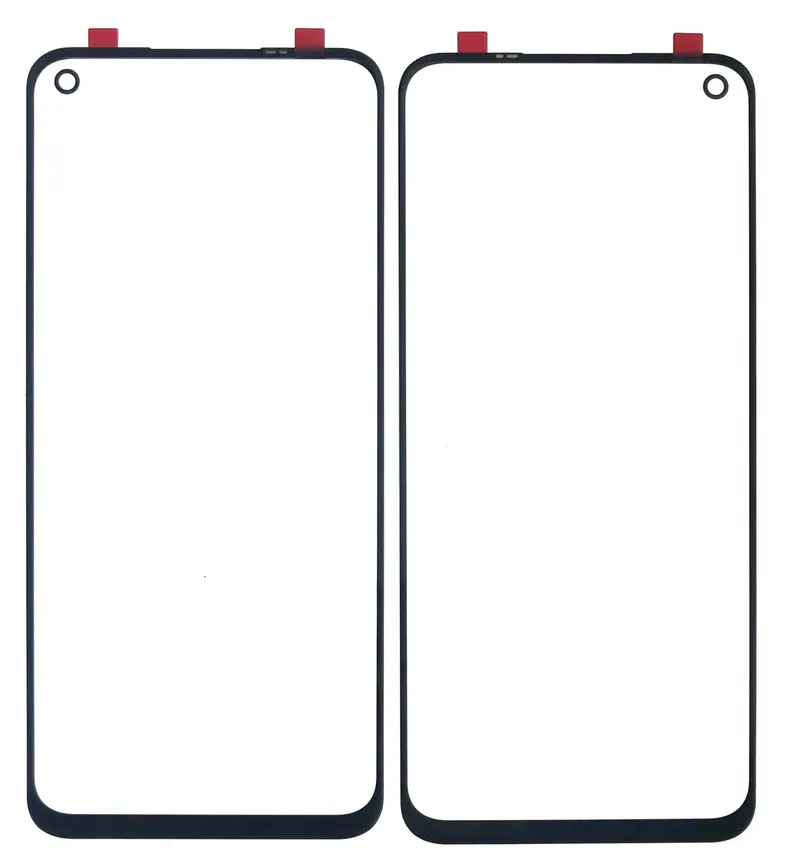 Front Glass for Oppo K9x 5G - Black — image 1