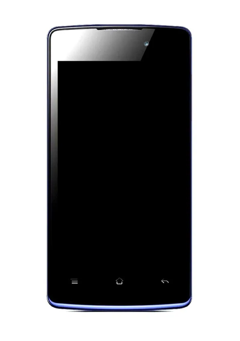 LCD Frame Middle Chassis for Oppo Joy Plus - Blue — image 1